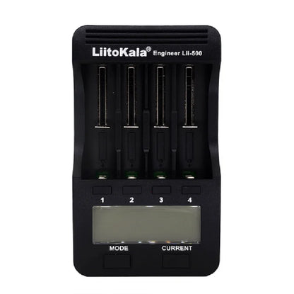 LiitoKala lii-500S lii-500 lii-600 LCD 3.7V 1.2V 18650 26650 21700 Battery Charger with screen Test the battery capacity