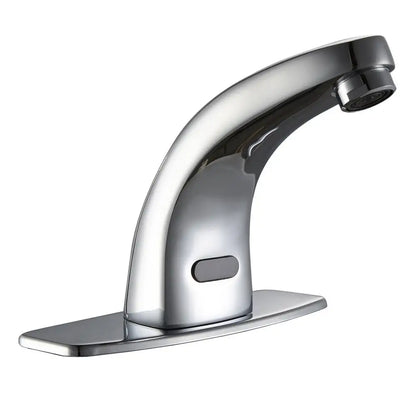 Modern Design Automatic Shut-Off Motion Sensor Faucet Deck Mounted Medical Construction for Infection Prevention Single Hole