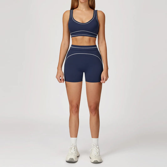 2PCS Yoga Set Gym Clothes Outdoor Sports Outfits Women Tracksuit Gym Fitness Suits Workout Pants Sportswear by PDG ibma