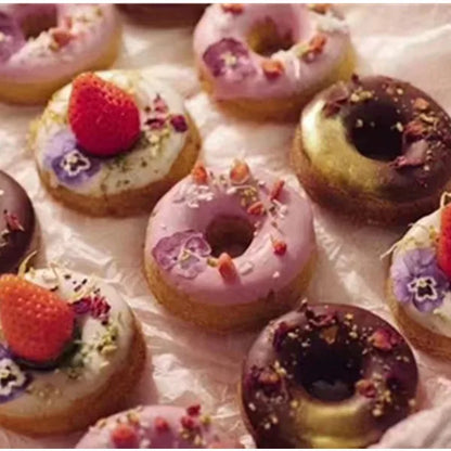 New Professional Use Commercial Catering Equipment 4-Rows Mini Donut Making Machine 110V/220V Electric Fully Flour Bakery