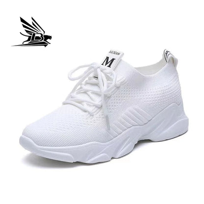 Women's Trendy Casual Mesh Running Sneakers Comfortable and Breathable with Lighted Feature for Autumn Season Low Price