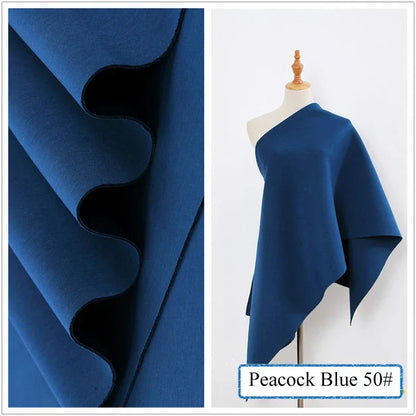 Stretch Spandex Knit Space Cotton Fabric Air Layer for Baseball Jacket Skirt Sewing DIY Face Mask Per Half Meter