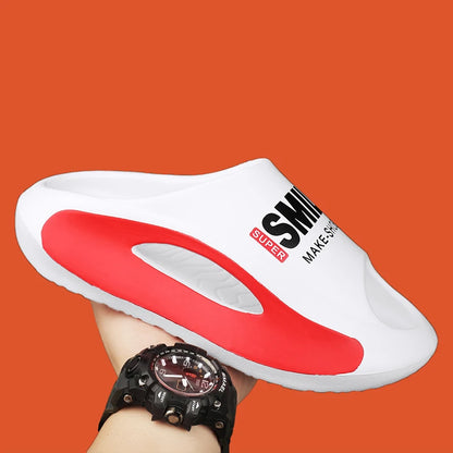 Unisex Eva Injection Sandals Flat Slip-On Slippers for Beach Bath and Indoor Use Dropshipping Recommended for Men and Women