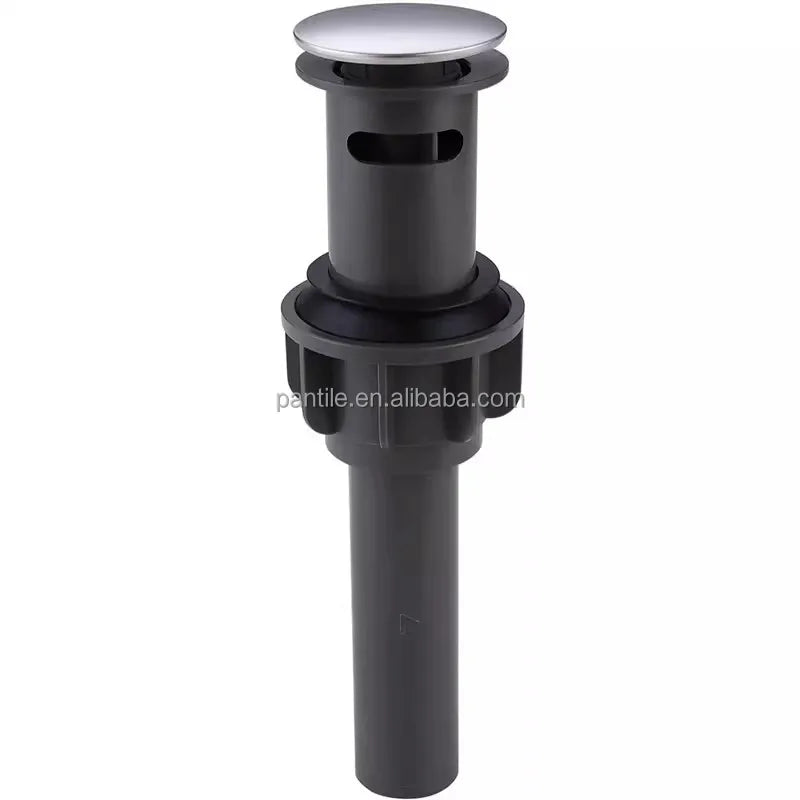 Bathroom Waste Drain Chrome Basin Drain Basin Sink Plug Strainer Filter Stopper Plastic Basin Drain
