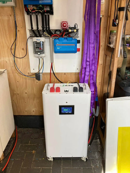 Poland Stock 16kwh Powerwall Lifepo4 Batteries 51.2v 314Ah Vertical Solar Energy Storage System Lithium Battery with JK V19 BMS