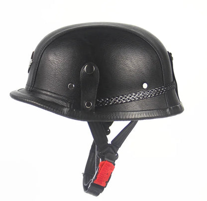 World War II German Style Motorcycle Helmet Capacetes Open Face Retro Motorcycle Helmet Cascos Para Moto