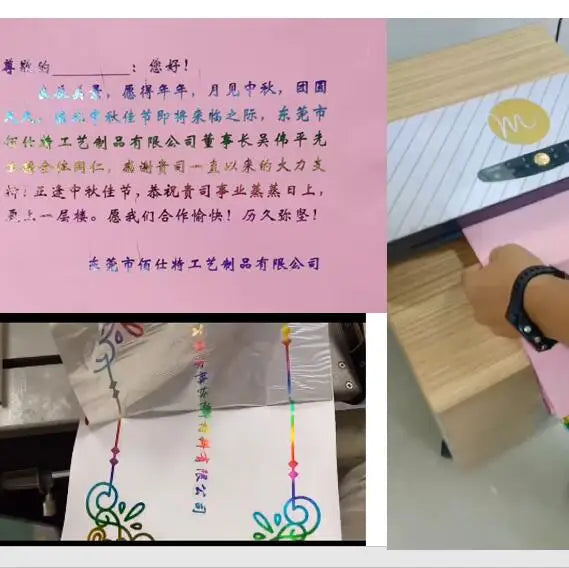 Hot Stamping Foil Transfer Printing Heat Transfer for Handbag Textile Leather t Shirt