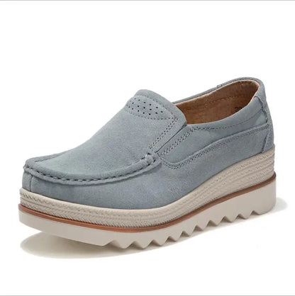 Sh10586a Height Increasing Wedge Shoes Women 2023 Lady slip on Women Shoes Casual