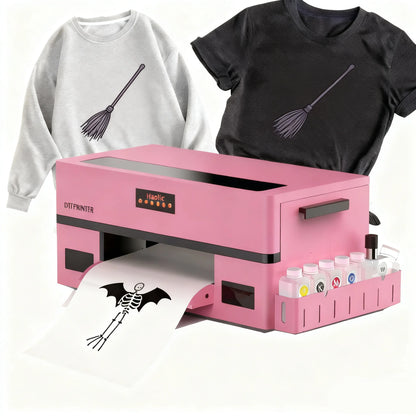 New XP1 Pro Full-Automatic DTF Printer Kit | A3 Compact Desktop Heat Transfer Machine for T-Shirts & Hoodies | Beginner-Friendly