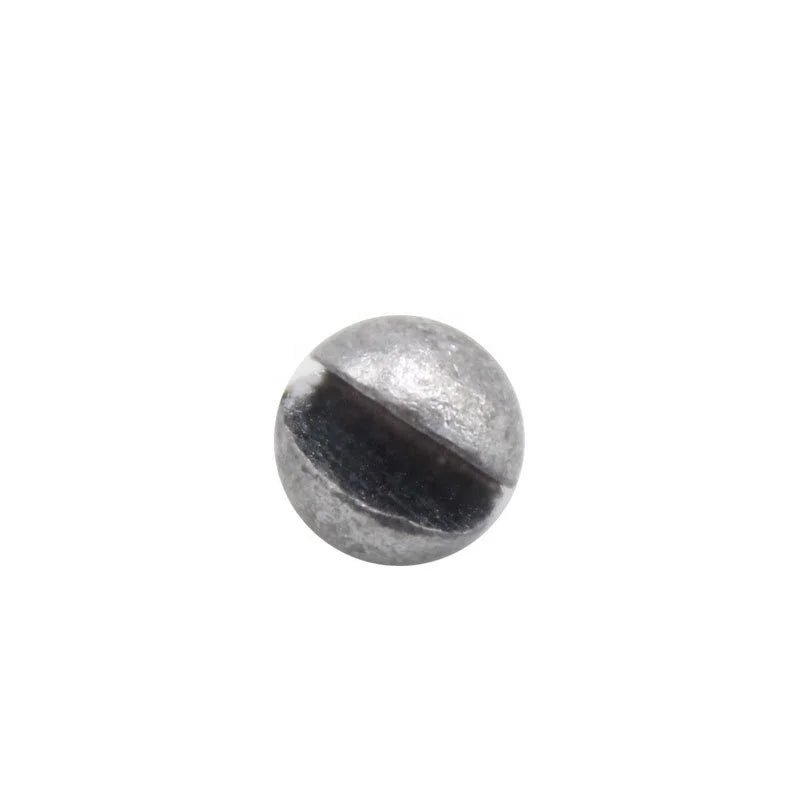 100pcs/bag Copper ABS Fishing Weights Removable Sinkers Lead Split Shot Weights for Lake Stream Ocean Boat Fishing Snapper