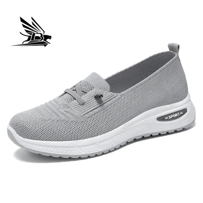 Fashion New Design Women's Shoes Casual Sports Walking Flying Weaving Shoes Women's Running Shoes