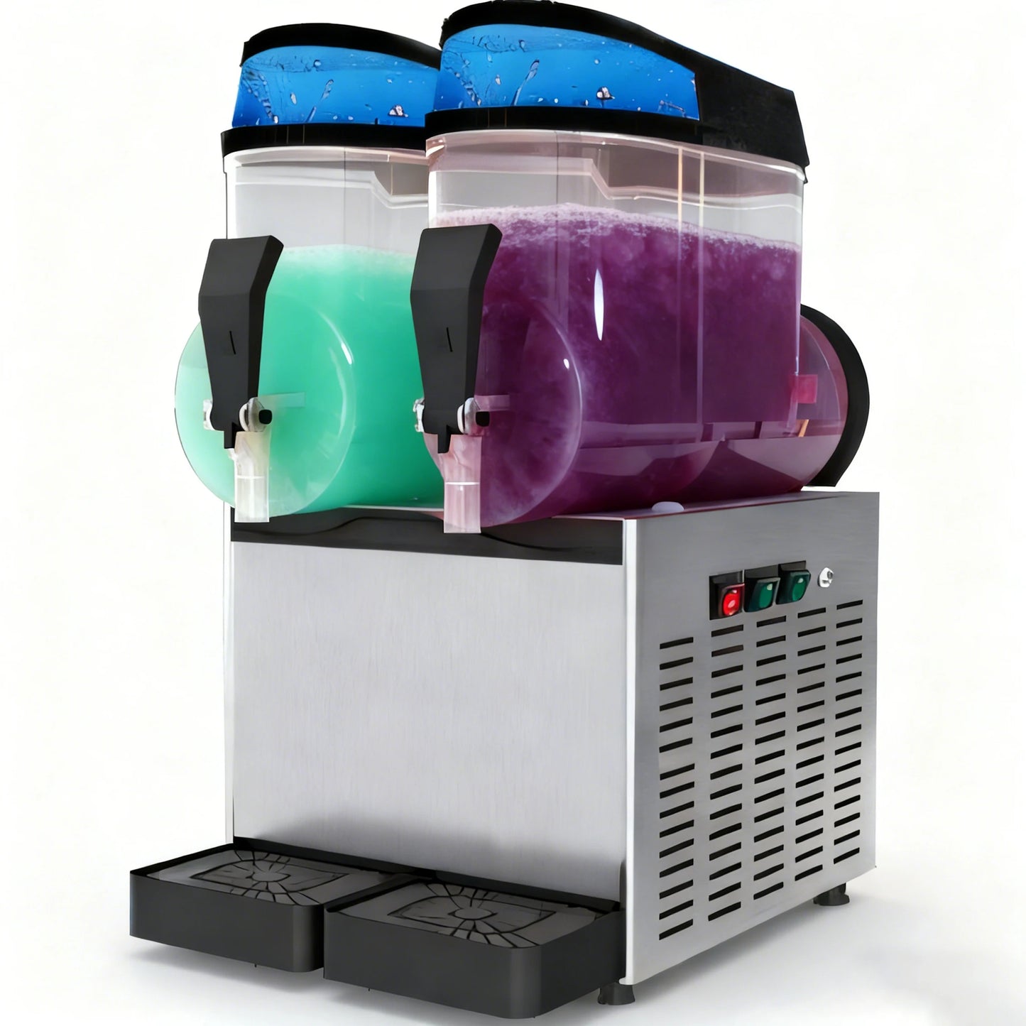 Slush Machine Commercial Energy Saving Automatic Stainless Steel Portable 24L 12kg/min 1100W Factory Direct Sales Wholesale