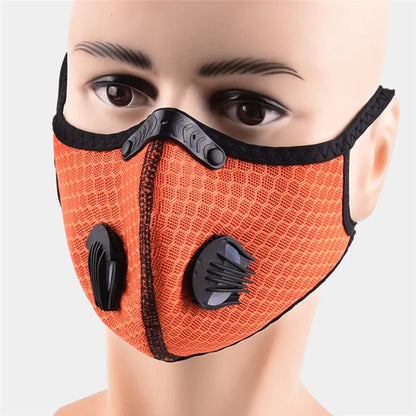 Sport Face Mask Activated Carbon Filter Dust Mask PM 2.5 Anti-Pollution Running Training MTB Road Bike Cycling Mask