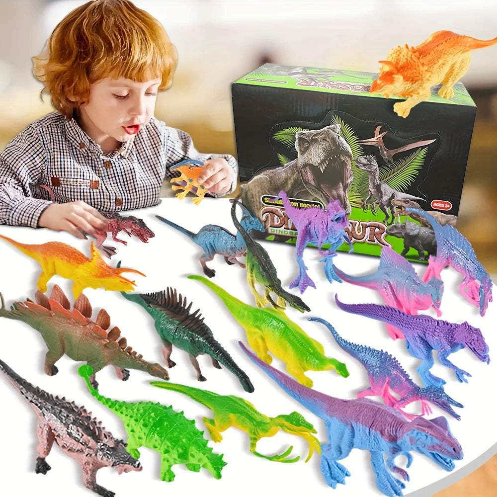 Children's Dinosaur Toy Set, Children's Animal Toys, Sturdy and Durable Toys, Dinosaurs, Jurassic Dinosaurs Set
