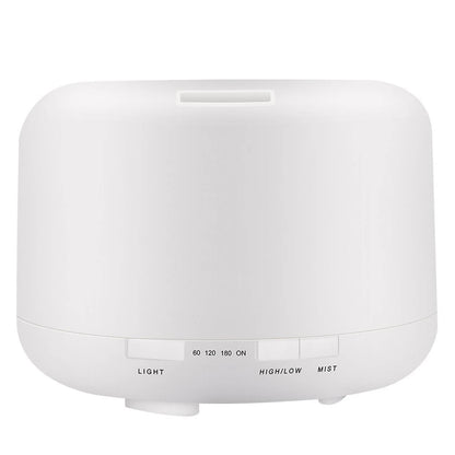 300 500ML Air Humidifier With Remote Control Colorful Non-printed Ultrasound Aroma Diffuser Pure White Dark Light Wood Grain