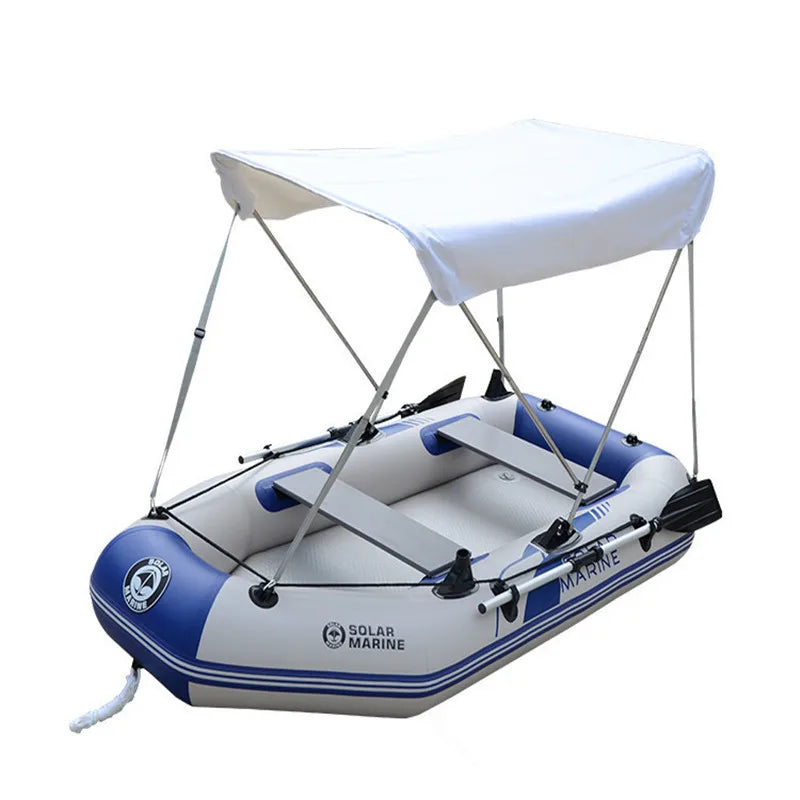 Solar Marine Awning Tent Sun Proof UV Protection Inflatable Boat Canopy Sunshade Shelter From the Rain for Canoe Kayak