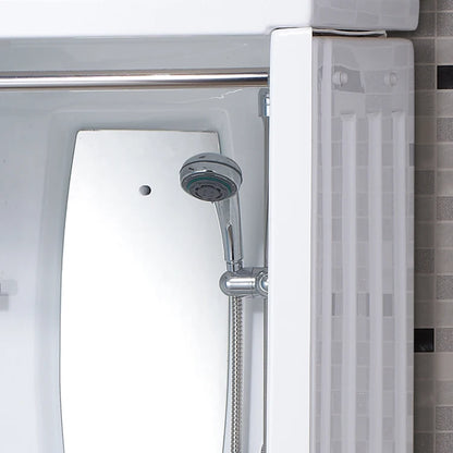 Modern Apron Installation Fiberglass Composites Door-In Walk-In Shower Combo Bathtub for Elderly with Soaking Function