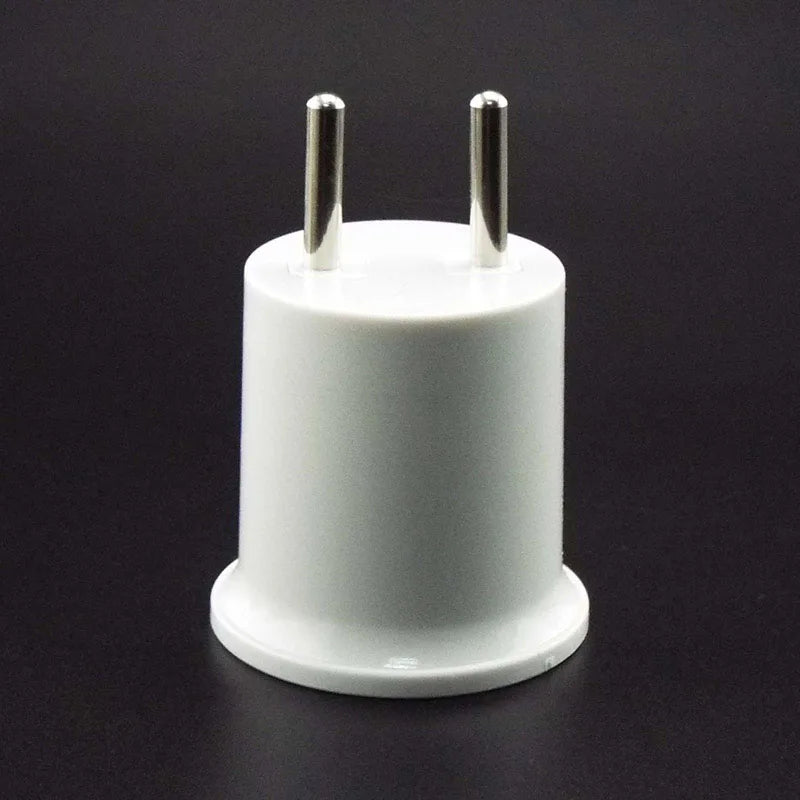 EU plug E27 Lamp led bulbs Base To EU US Plug power Socket Lamp Holder Converter Adapter for Light Bulb Lamp