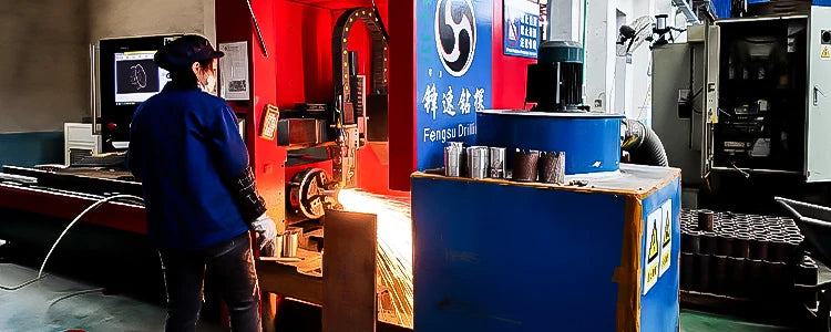 FS 3-wing One-piece Carbon Steel Drag Drill Bit, Durable Structure for Water Well Drilling, Stable Cutting Performance in Soft