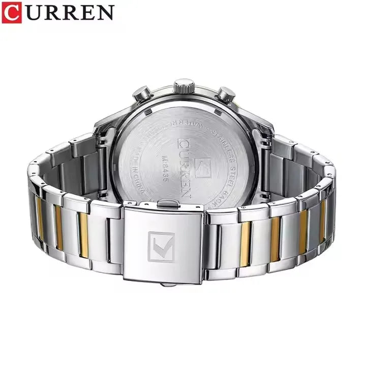 CURREN 8435 Classic Hot Sell Chronograph Quartz Watch Men Reloj Fashion Casual Business Sports Watches Male Wrist Watch for Mens