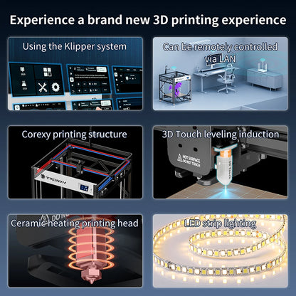 VEHO 600A Enclosure Big Size Klipper High Speed FDM 3D Drucker Auto Leveling Imprimante Impresora 3D Printer Machine