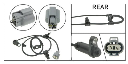 ABS Wheel Speed Sensor Front For Mitsubishi Pajero Montero Sport II 2008-2017 L200 Triton IV MN102573 MN102574 MN102577 MN102578