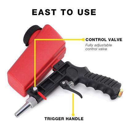 Customizable OEM Hand-Held Pneumatic Blasting Sanding Machine Rust Preventive Iron Removal Tool for Glass Mirror Etching