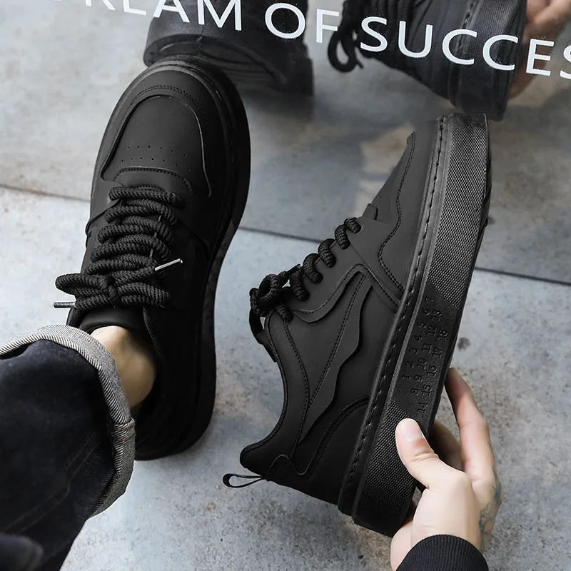 Men's Spring New Style Men's Versatile Sports and Leisure Thick Soled Anti slip Board Shoes Work Breathable Trendy Shoes