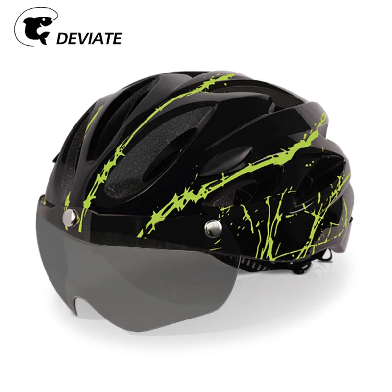 DEVIATE OEM ODM Custom Adjustable Dirt Bike Helmet with 11-15 Air Vents EPS+PC Material for E-Bike & Biking