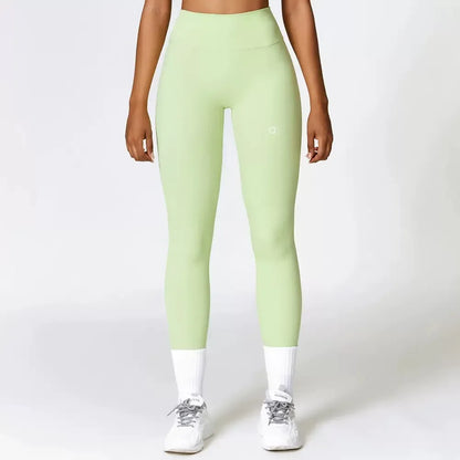 High-waisted, Soft, Tight-fitting Gym Pants, Hip-lifting Yoga Leggings, Women's Custom-made logo Leggings