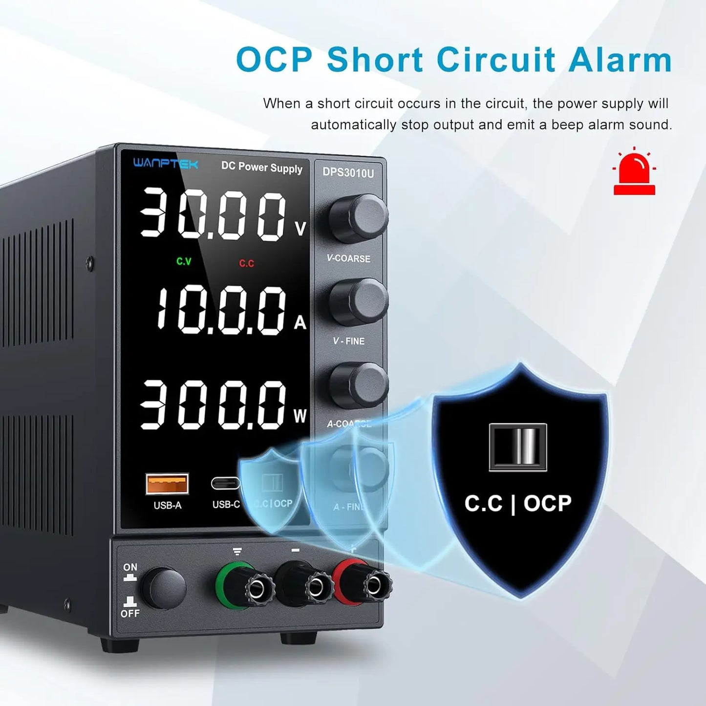 WANPTEK Adjustable Stable Voltage DC Power Supply 30V10A Mobile Maintenance Power Supply Battery Charging Switch Power Supply