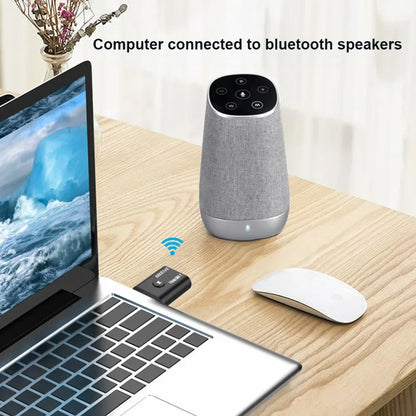 AUX Bluetooth-compatible Adapter With 3.5mm Cable for Car PC Computer Headphone Receiver Transmitter 2IN1 Wireless Audio Adapter