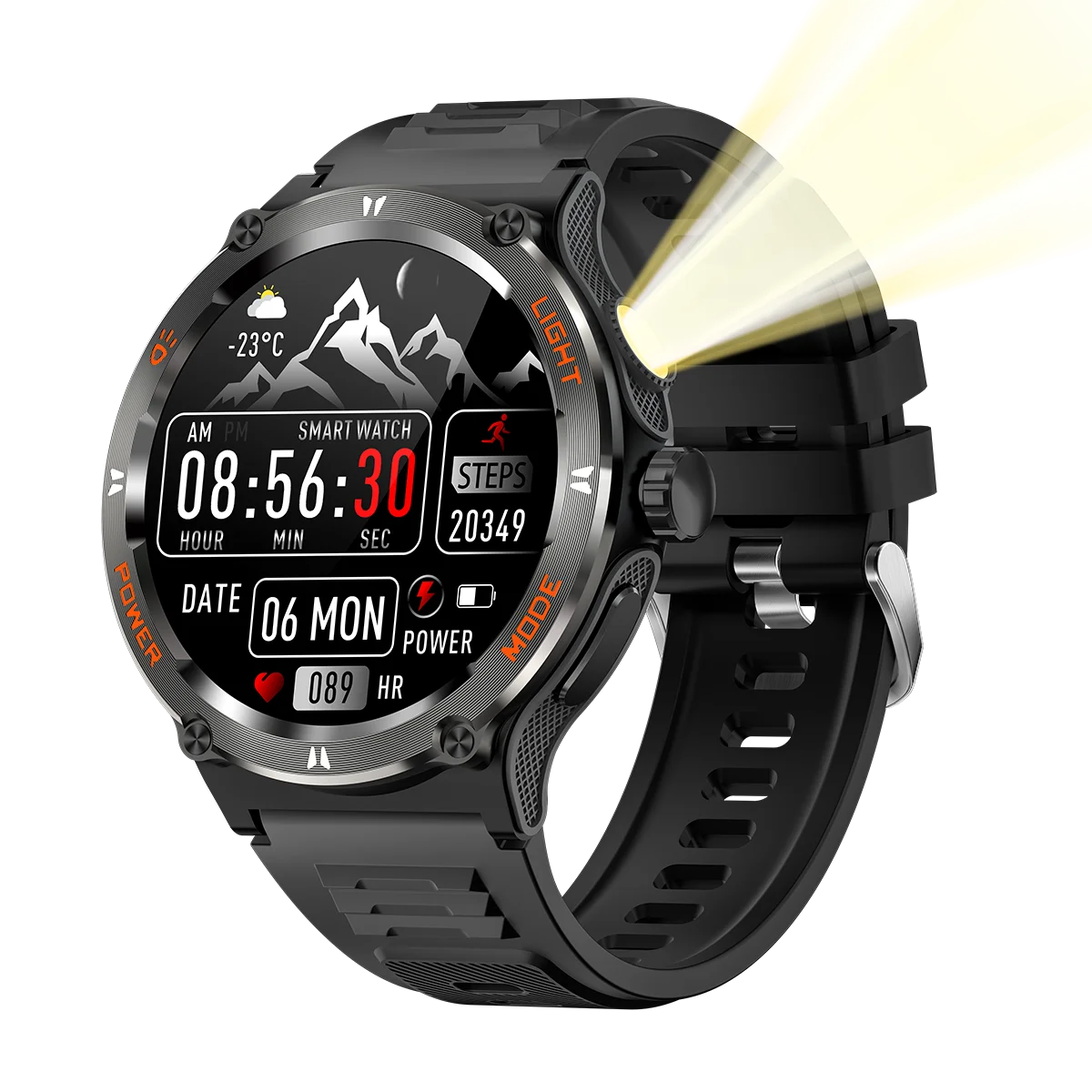 KT76 Da Fit Sport Smart Watch for Men 2024 High Quality 1.53\" HD Music Control Blood Pressure Heart Monitor Silicone Magnetic