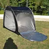 Portable Foldable Bike Storage Shed Tent Double Doors for 3-4 Bikes Outdoor Bicycle Cover Shelter Carry Bag for Home One Bedroom