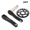 GOLDIX Children Bicycle Crankset 110mm/127mm/140mm/150mm/155mm/160mm Crank MTB Kid Crankset 28T-36T Chainring for  SRAM