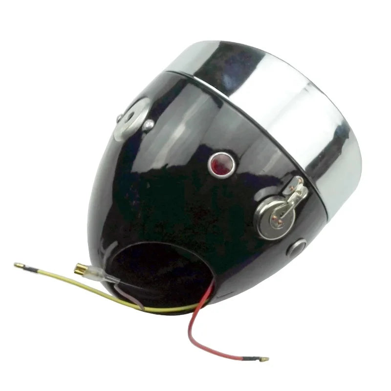 Original Black CJK750 Motorcycle Headlight Ural Moto M72 Headlamp  for CJ-K750 R1 R71 M72 MW750
