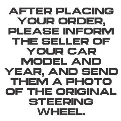 High-quality Glossy Carbon Fiber Steering Wheel for Renault Megane 3 3RS