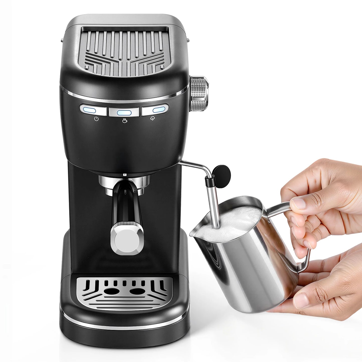 Cappuccino Maker Automatic Espresso Machine with Milk Steamer