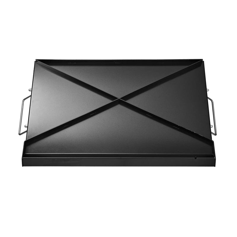 Overseas Stock Free Shipping 24x16 in Flat Top Griddle Carbon Steel Universal BBQ Grill Pan Cookware