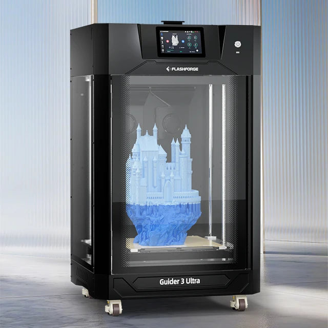 Flashforge Guider 3 Ultra 500mm/s Fast Speed Double Extruder 3D Printer Auto-Leveling USB for Printing Shops Labs FDM 1-Year
