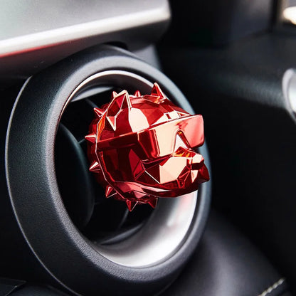 NO PERFUME Bulldog Air Freshener Car Perfume Car Decoration Auto Geur Clip Bulldog Fragrance Scent Parfum Voiture Car Diffuser