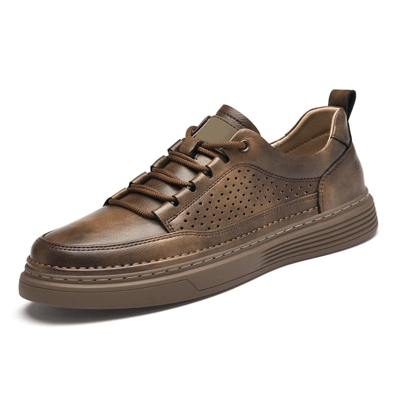 New Wholesale Classic Men Shoes Winter Real Leather Fashion Black Women's Sneaker 36-47 Top Cow Layers Make Your logo Brand Shoe