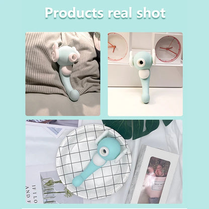 Cute Seahorse Vibrator for Women Clitoral Sucking & Vibration Toy Small Portable Design with Powerful Motor in US Stock