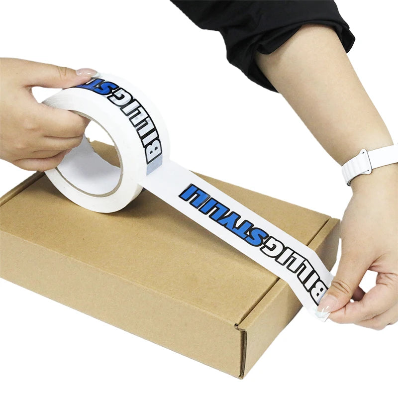 China Wholesale Printed Packing Tape Bopp Free Adhesive Custom Packing Tape With logo