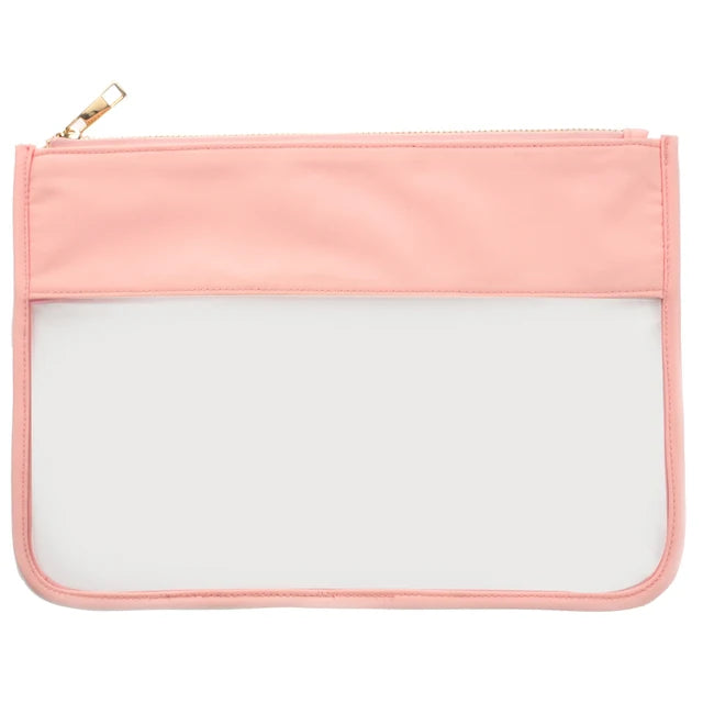 RTS Stock Nylon Girls Durable Colorful Simple School Bag Holder Storage Pouch Bag Gift Cute Marker Pen Classic Slim Pencil Case