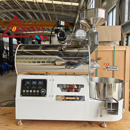 DONGYI Electric&Gas Type 1 kg 2kg 3kg 5kg 6kg Coffee Roaster with Manual Damper