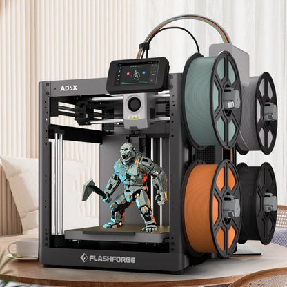 Flashforge 600mm/s Fast Speed USB Auto-Leveling FDM 3D Printer for Construction Industry for Shops & Labs-1-Year Warranty
