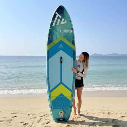EU Dropshipping Weihai Factory Stand up Paddle Board Waterplay Surfing 33'' Ultra Wide Inflatable sup Board with Accessories