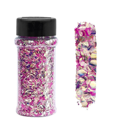 US Warehouse Eco-Friendly High Sparkly Spring Mix Glitter Set 12 Colors 2oz  Free Shipping for DIY Resin Crafts
