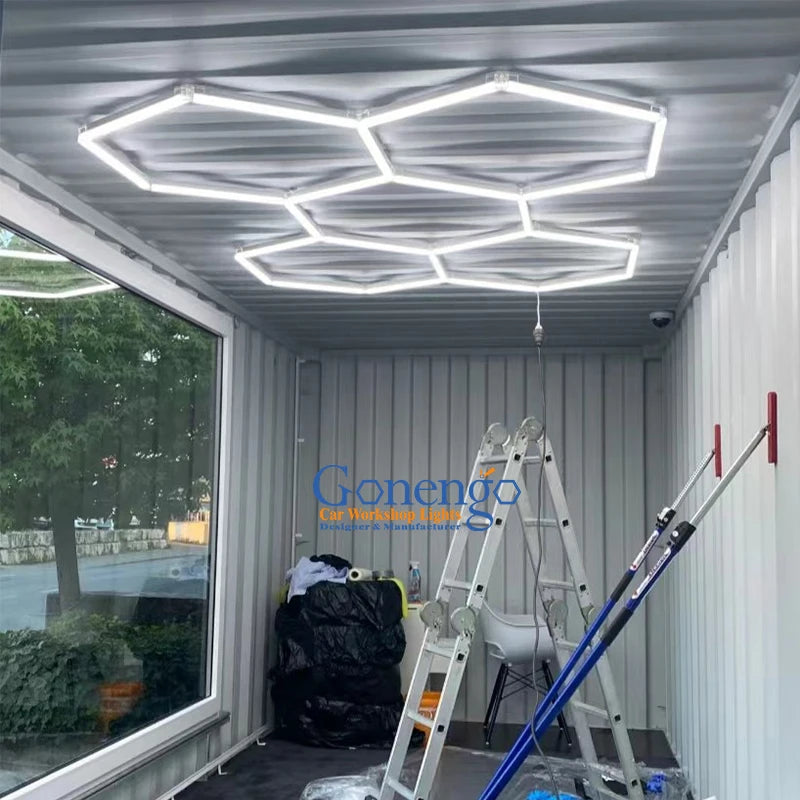 Indoor Lights Customized Diy Assembled Hexagon Light House Decoration Interior Lighting